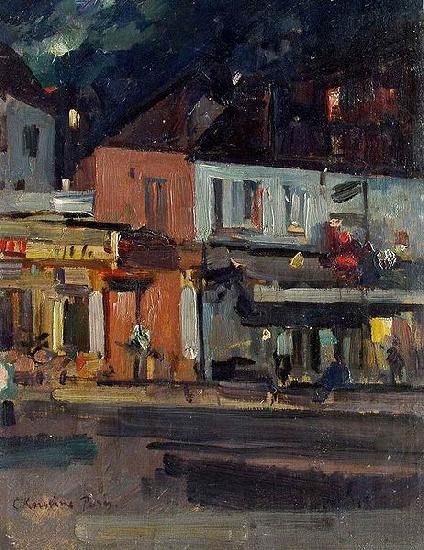 Konstantin Alekseevich Korovin Moon Night, Paris oil painting image